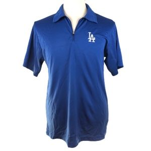 Majestic Los Angeles Dodgers Polo Shirt 1/4 Zip